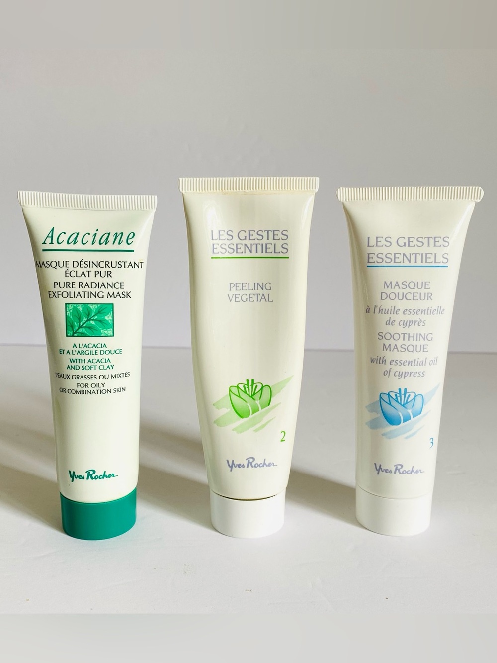 Yves Rocher Skincare Exfoliating Mask, Peeling Vegetal, Soothing Mask Vintage